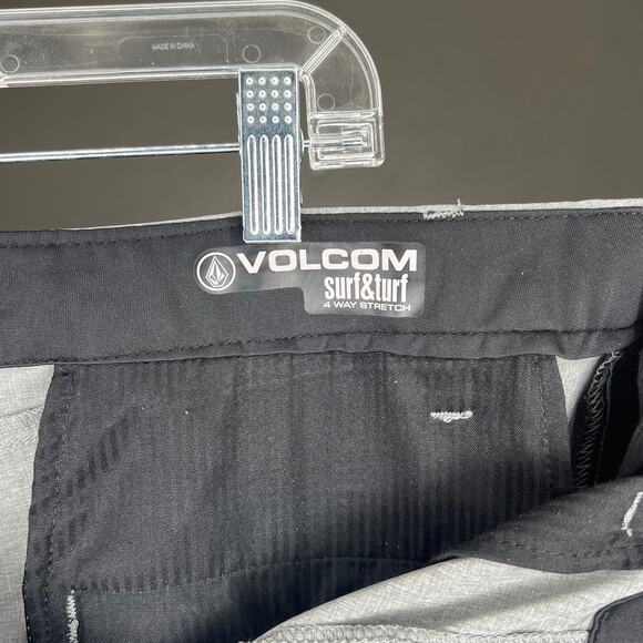 Volcom Gray Swim Shorts - Size 33 - Picture 3 of 7
